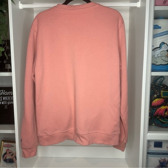 Civilized Clothing Hoodie Size Medium Embroidered Velvet Teddy Bear Pink Y2K - Picture 3 of 10